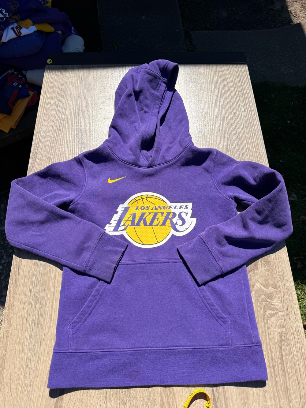 Nike Purple Los Angeles Lakers Youth Pullover Hoodie